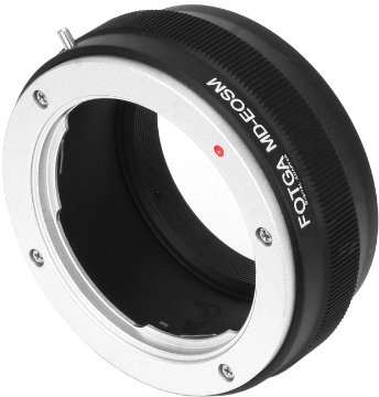 Fotga - Adattatore per obiettivo Minolta MD su fotocamera mirrorless Canon EOS M EF-M