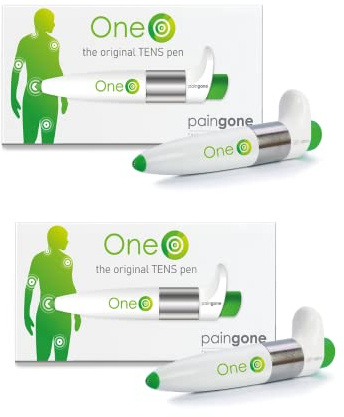 Twin Paingone One TENS Pen,Self Powered TENS Machine,Targeted Pain Relief