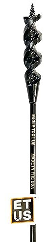 Eagle Tool US EA37536 Flex Shank Installer Drill Bit, Auger Style, 3/8-Inch by 36-Inch, Made in The USA
