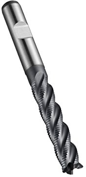 Dormer C4926.0 - Fresa per sgrossatura, rivestimento ALCRONA in acciaio al cobalto ad alta velocità PM, diametro testa 6 mm, lunghezza scanalatura 24 mm