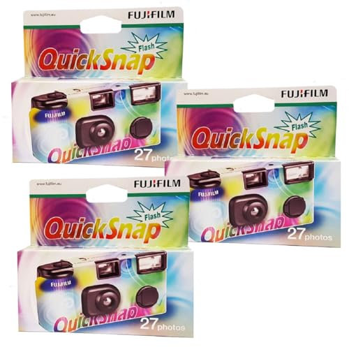Lot de 3 appareils Photo jetables (avec Flash)