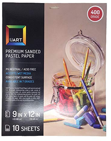Uart M-148931 Papier poncé Pastel Papier de qualité N°400 22,9 cm/30,5 cm