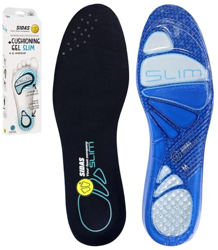 Sidas Gel Slim - Semelles Chaussures en Gel - Adulte - Bleu
