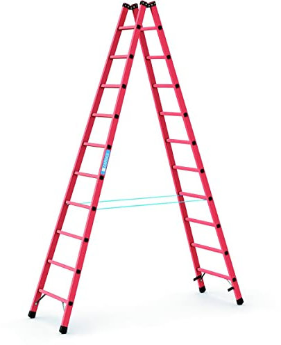 ZARGES Kst Z600 - Escalera de tijera (2 x 10 peldaños)