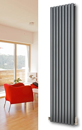 XIMAX Heizkörper Paneelheizkörper Fortuna Duplex 1800 x 468 mm anthrazit 1472 Watt