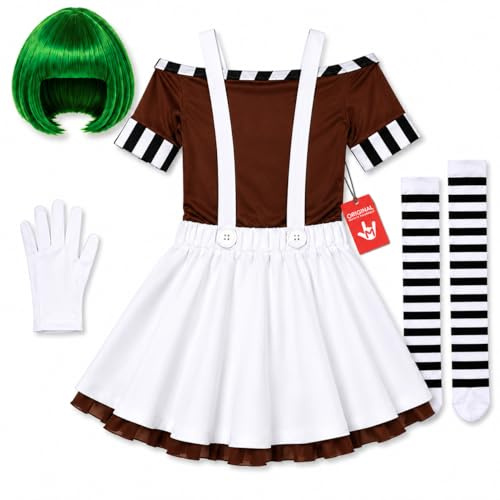 Fun Shack Costume E Parrucca Donna Fabbrica Di Film, Abito Carnevale Donna, Costume Halloween Donna S