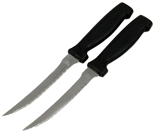 Chef Craft Select Vegetable Knife, 4.5 inch blade 8.5 inches in length 2 piece set, Stainless Steel/Black