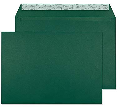 Blake Creative Colour C4 229 x 324 mm 120 g/m² Enveloppes Bande Adhésive (63421) Vert de Course Britannique - Boîte de 10