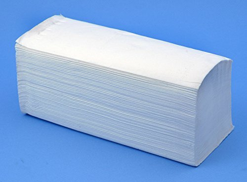 Essuie-mains enchevetré W lisse blanc 22x34cm double épaisseur - Carton(s) de 32