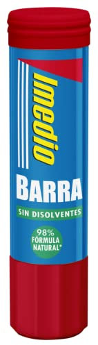 IMEDIO Barra de Pegamento Sin Disolventes- Pegado Fuerte, Rápido y Duradero -21g