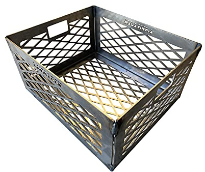 LavaLock® LASER Charcoal Basket 12 x 10 x 6 - Vertical Horizontal UDS smoker coal (firebox) LL-12106-R2