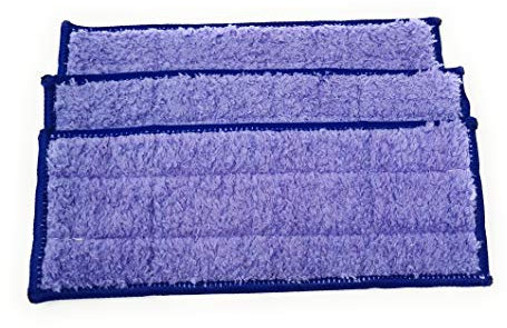 3 Nasswischtücher Pads, Tücher kompatibel mit iRobot Braava Jet 240, 241, 250 waschbar und wiederverwendbar