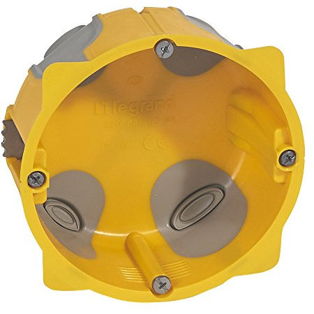 Legrand 080086 Boîte MonoPoste Ecobatibox pour Prise 20A et 32A Ø85mm, 40mm Profondeur, Lot de 10