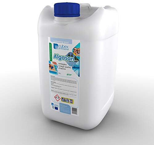 cubex professional Antialghe-antialga-alghicida kg10 igienizzante schiarente azzurrante Non schiumogeno per Pulizia Acqua Piscina e Spa
