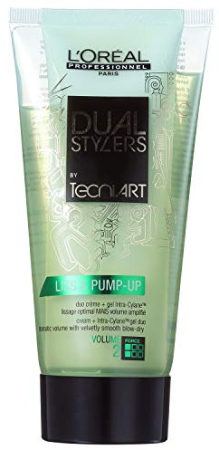 L'Oréal Professionnel TecniART Dual Stylers Liss and Pump-up Volumen 2, 1er Pack, (1x 150 ml)