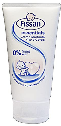 FISSAN - Crema Idratante Viso e Corpo - Formula Per Pelle di Neonati e Bambini - 0% Coloranti, Petrolati, Alcol etilico - Dermatologicamente Testata - 6 Confezioni - 150ml