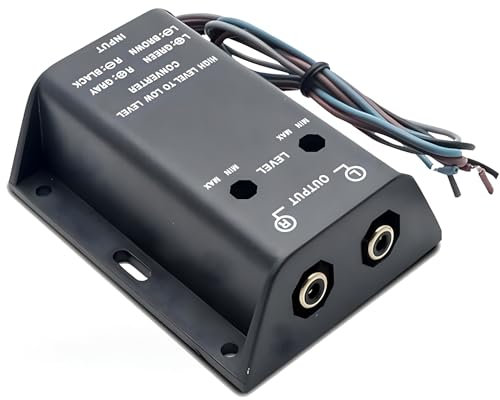 Convertitore interfaccia autoradio da altoparlante ad adattatore RCA