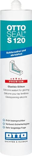 OTTOSEAL S 120 Premium-Glasfalz-Silikon 310 ml Kartusche C7104 matt-eiche dunkel