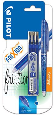 Pilot 2264003BM - Frixion Tintenroller Point inklusive 3 Minen blau