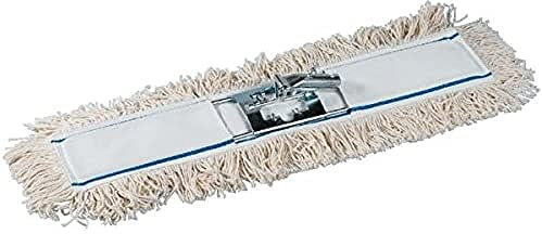 Homexpert MSV V200640 Master - Scopa a Frange Senza Manico, in Cotone Bianco, 60 x 35 x 35 cm