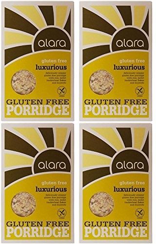Alara - Confezione da 4 porridge di lusso G/F, 500 g, confezione da 4