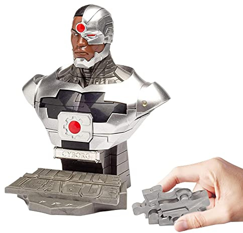 Herpa Puzzle Fun 3D 80657230 - Cyborg (Justice League) 3D-Puzzle-Figur zum Basteln und Spielen