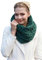 Carraig Donn Irischer Snood-Schal aus Merinowolle (Connemara grün)