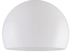 QAZQA Modern,Retro Kunststoff Lampenschirm aus Kunststoff Opal Weiß Kugel 30I4I22, Kugelförmig Geeignet für Hängelampe