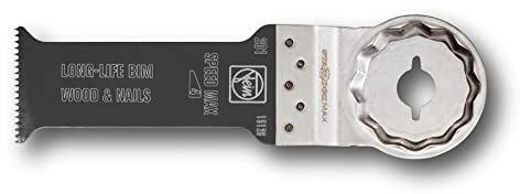Fein E-Cut Long-Life Sägeblatt, 10 Stück (Aufnahme Starlock Max, Größe 32x78 mm, geschränkter Holzverzahnung, Lange Form) 63502201240