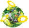 Elobra Kinderzimmerlampe Tiere Rondell Wildnis, Süße Deckenlampe für das Kinderzimmer, Lampe Dschungel, Mädchen & Jungs, aus Echtholz, , Grün, 29 x 29 x 19 cm