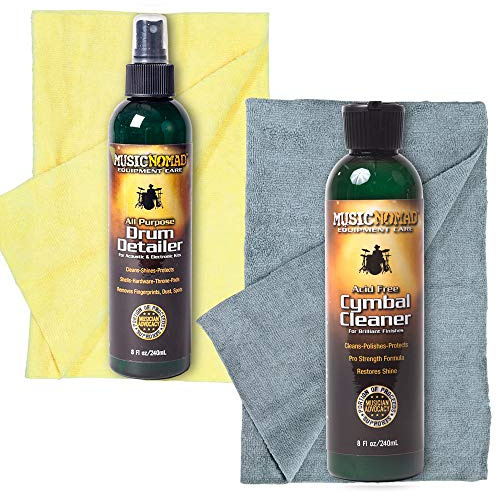 MusicNomad Pflege-Set für Schlagzeuge