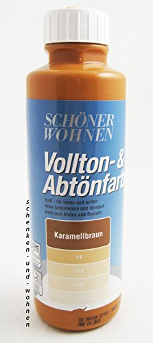 Voll- und Abtönfarbe Karamellbraun 500 ml