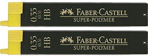 Faber Castell High Polymer feinminen, 2x, 0,35HB, 1