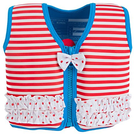 Konfidence Veste de natation pour enfant ,Rouge Martha- 18 mois -3 ans