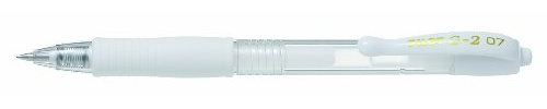 Pilot G207 Retractable Gel Rollerball 0.7 mm Tip (Box of 12) - White