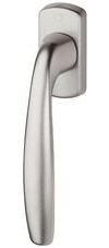 HOPPE Fenstergriff Modell New York 0810/US10 Aluminium silberfarben eloxiert mit Secustik® Sperrmechanismus
