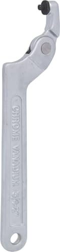 KS Tools 517.1312 - Llave de gancho articulada, para tuercas ranuradas de 19-50 mm