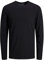 JACK & JONES Men's Basic O-Neck Tee T-Shirt, Black, L