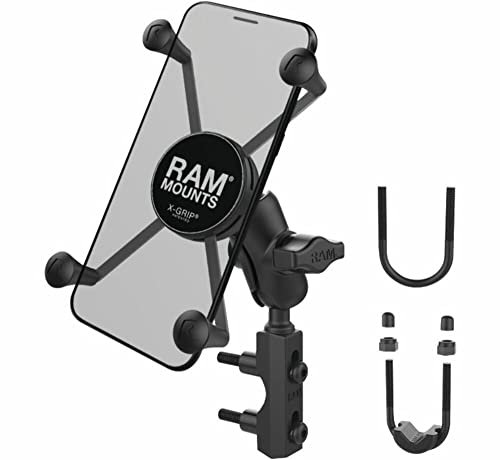 RAM Mounts UNPKD RAM Motorcycle Mount LG RAM X-Grip, RAM-B-174-A-UN10U (LG RAM X-Grip)