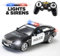 Prextex RC Police Car Remote Control Toy with Lights and Siren - Radio Control Vehicle for Boys 5 Years and Up - Great Gift and Stocking Filler