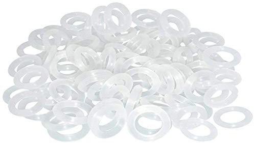 ThreeBulls 120 piezas de goma transparente O-Ring Switch Dampeners Keycap blanco para Cherry MX Key Switch Teclados Amortiguadores