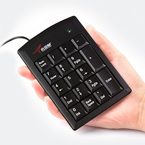 H&D Hyaline&Dora PS/2 19 Keys Keypad Numeric Keyboard Multifunction Wired Number Calculator For Laptop Easy To Use win7 ps2 numpad