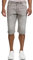 Indicode Herren Jaspar Jeans Shorts mit 5 Taschen | Herrenshorts Used Look für Männer Lt Grey, XL