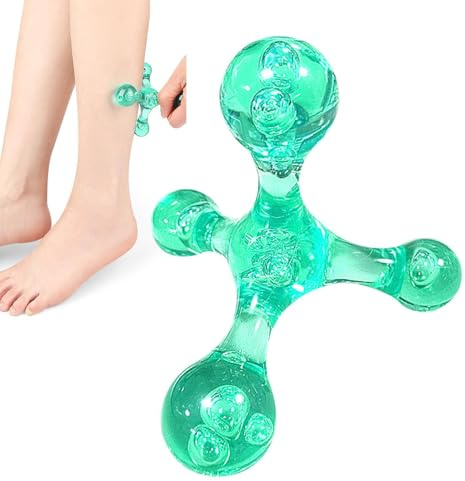 Massageboll för ryggen, muskelboll | Bärbar kroppsmassager bärbara bollar fyra, multifunktionella verktyg ryggmuskler, nacke,