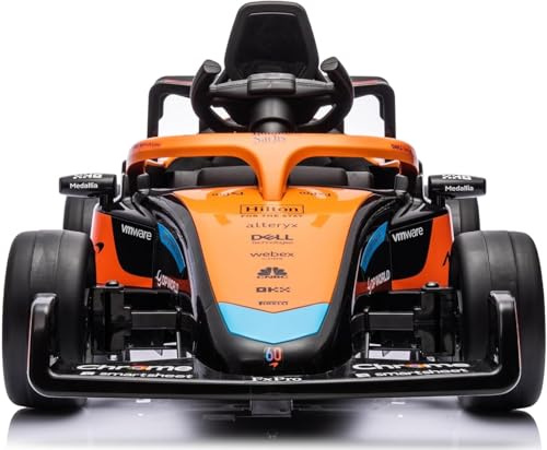 Macchina Elettrica per Bambini McLaren F1 da corsa 12v Sedile ergonomico Full Optional - Auto Elettrica Formula 1 per Bambini con Telecomando