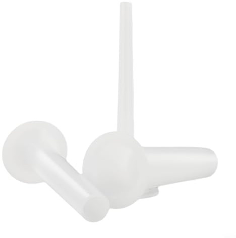 Yuanpgky Juego de accesorios de relleno de salchichas para picadora de carne, embudos de plástico para batidora de pie, kit de fabricación de salchichas blancas para salchichas caseras y fácil ()