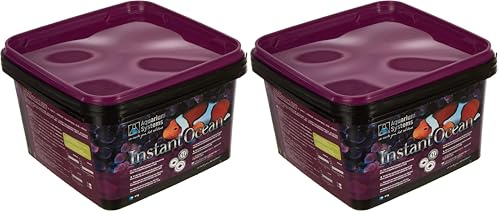 Aquarium Systems Instant Ocean Sel pour Aquariophilie 4 kg/120 L (Lot de 2)