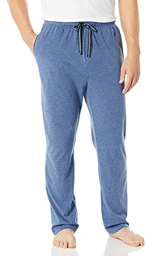 Nautica Soft Knit Sleep Lounge-Pant Pantalones de Pijama, Azul Indigo Heather, M Hombres