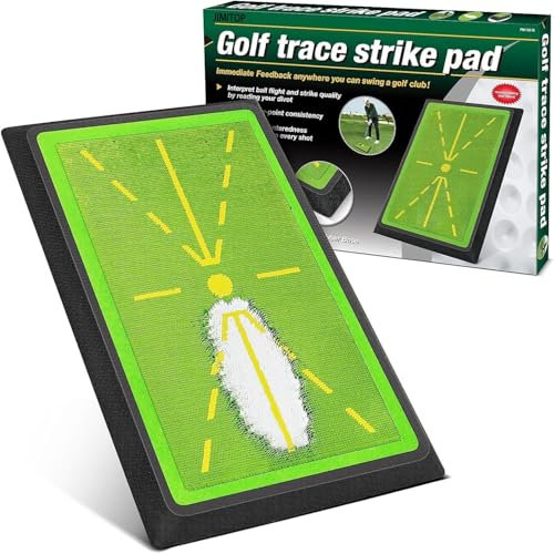 JIMITOP Golfschaukelmatte, 30,5 x 43,2 cm, breiter Pitchgabelschwungweg für Golf-Training, Golf-Indoor-Übung