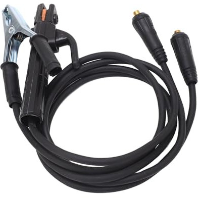 Soporte de Electrodo de Soldadura, Abrazadera de Toma de Tierra 200 A Y Pinza Para Soldar con Cable, Accesorio Para Electrodo de Varilla, Conexión Segura Para Soldadora Mig Mma